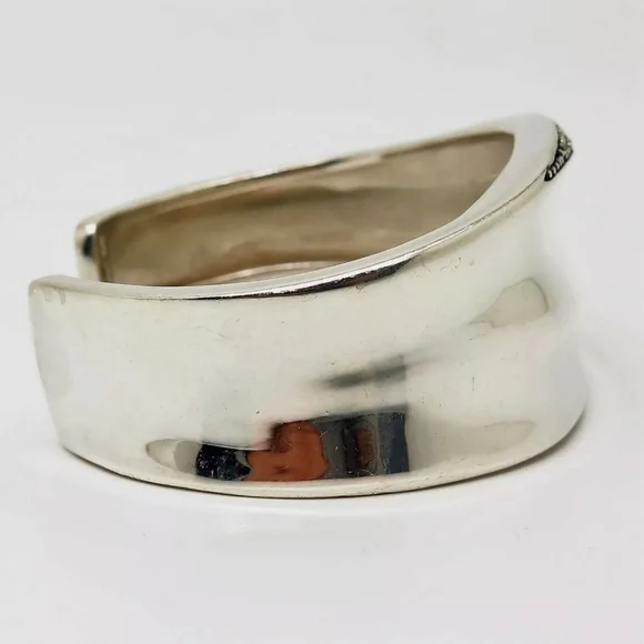 Michael Dawkins 925 Sterling Silver Starry Night Open Cuff Bracelet 51.6… - Picture 5 of 10